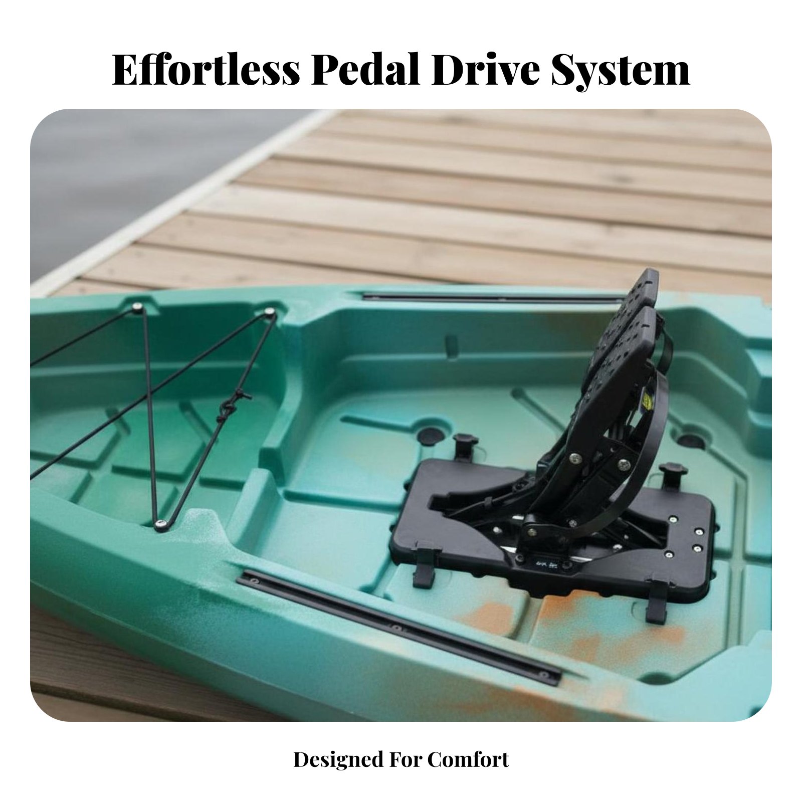 Pedal Drive Fishing Boat Folda - Fishing Kayak Pedal Drive incelemesi ve fiyatı