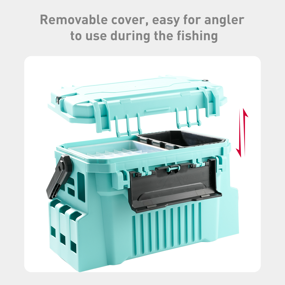 20L FIshing tackle box with eg - Fishing Kayak Crate incelemesi ve fiyatı