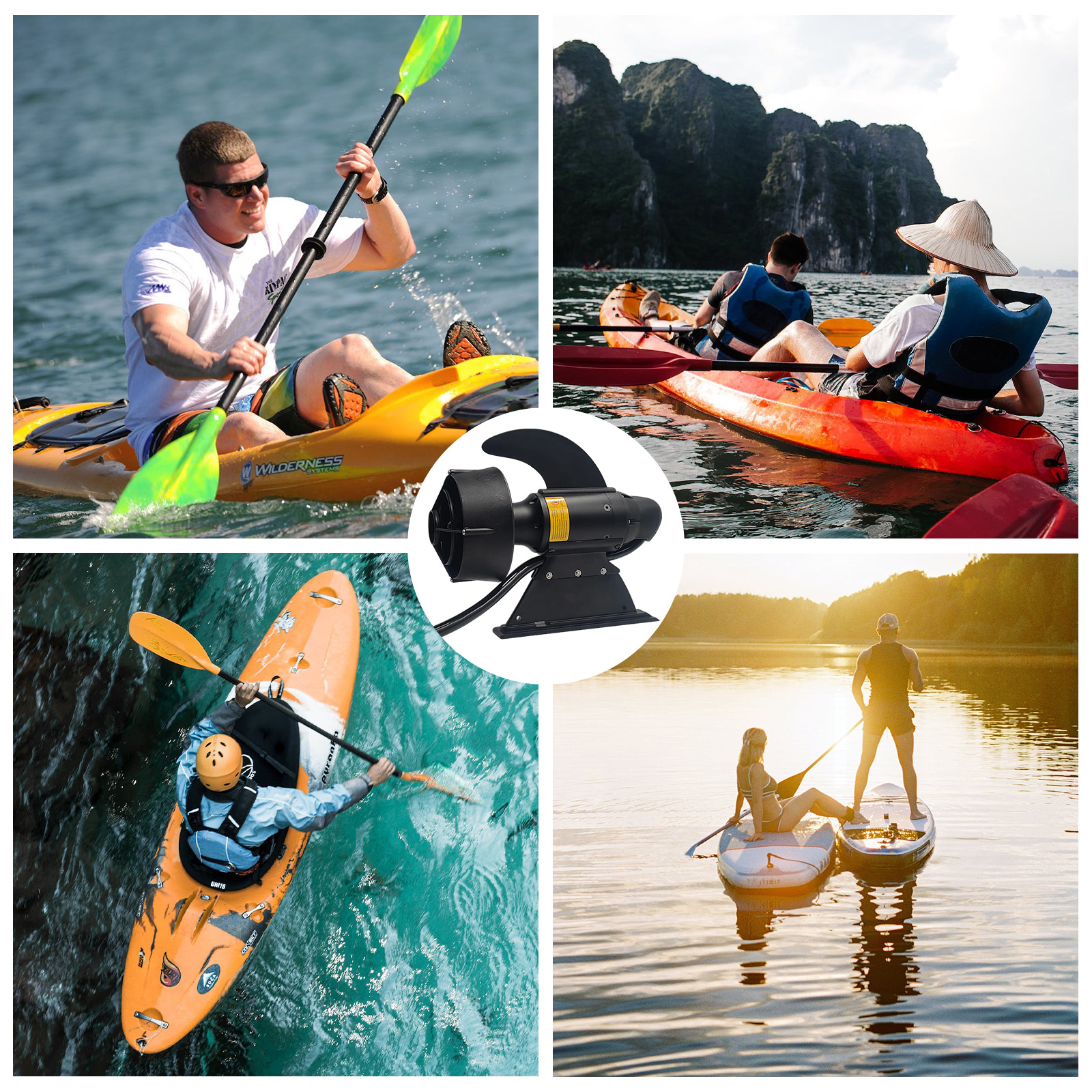 380W 600W Electric Fins Stand  - Fishing Kayak Cart incelemesi ve fiyatı
