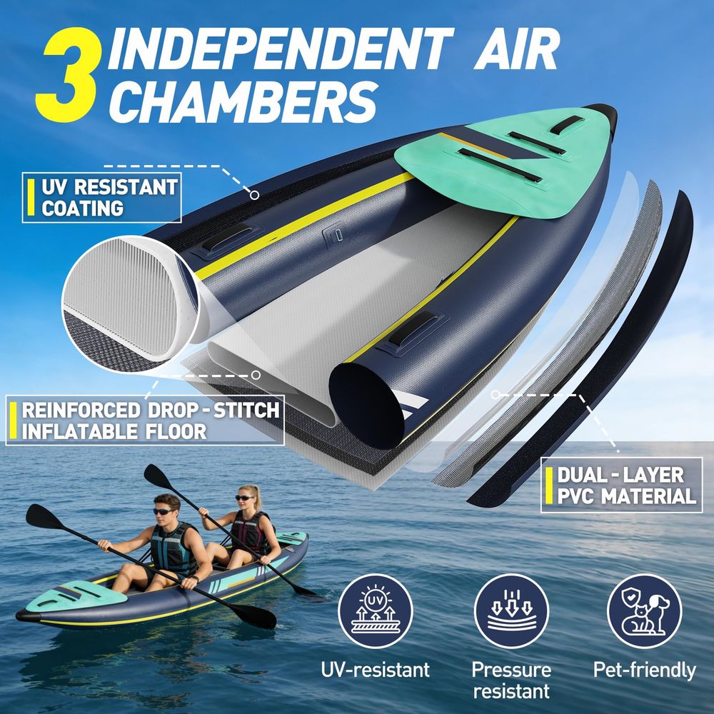 Kayak 1 2 Person for Adults, 1 - Fishing Kayak Paddle incelemesi ve fiyatı
